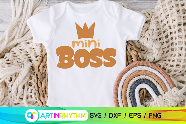 Mini Boss, Baby svg SVG Artinrhythm shop 
