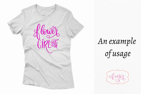 Mini Bundle wedding SVG designs, Bridal party svg SVG Amorclipart 