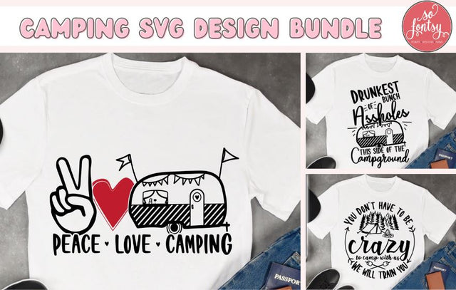 Mini Camping SVG Design Bundle SVG So Fontsy Design Shop 