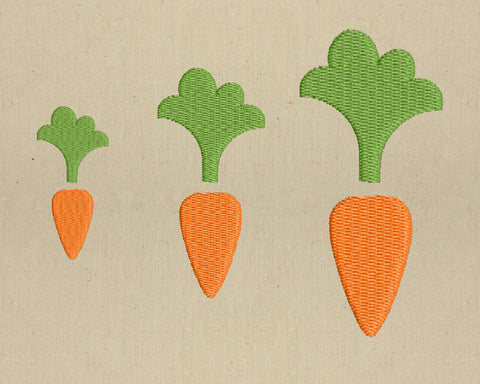 Mini Carrot Embroidery Embroidery/Applique Designed by Geeks 
