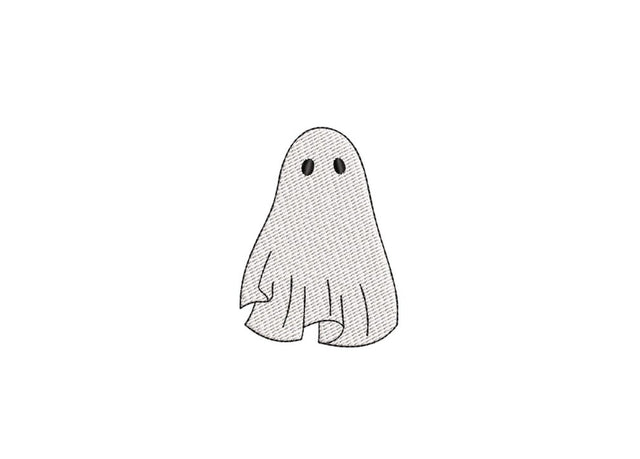 Mini Cute Ghost Machine Embroidery Design, Halloween Embroidery File, 3 sizes, Instant Download Embroidery/Applique DESIGNS Nino Nadaraia 