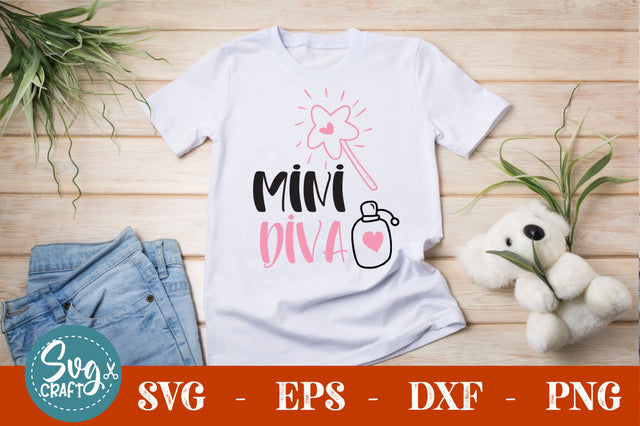 mini diva SVG cut file SVG Svgcraft 