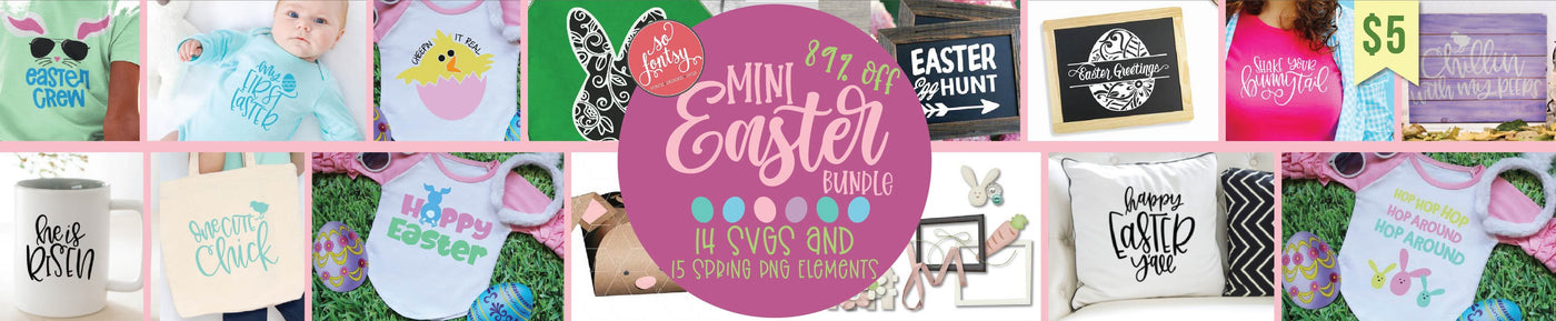 Mini Easter SVG Design Bundle