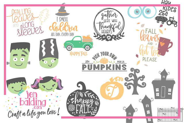 Mini Fall SVG Bundle SVG So Fontsy Design Shop 