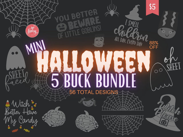 Mini Halloween SVG Bundle Bundle So Fontsy Design Shop 