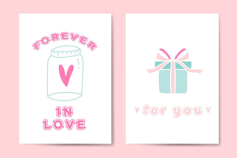 Mini Heart Decorative Fonts Font Fox7 By Rattana 