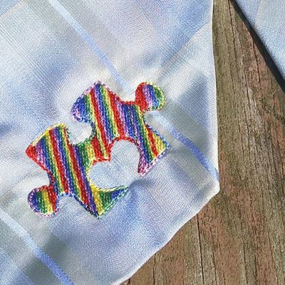 Mini Heart Puzzle Piece Embroidery Embroidery/Applique Designed by Geeks 