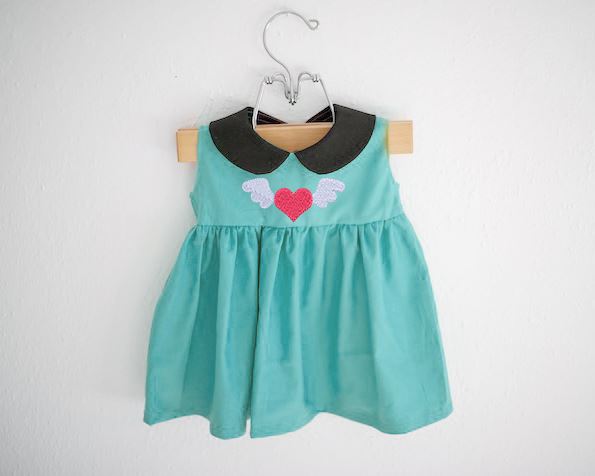 Mini Heart with Wings Embroidery Embroidery/Applique Designed by Geeks 