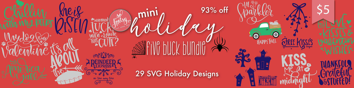 Mini Holiday SVG Bundle
