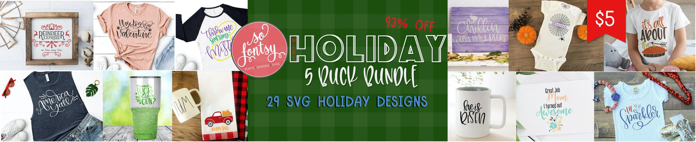 Mini Holiday SVG Bundle