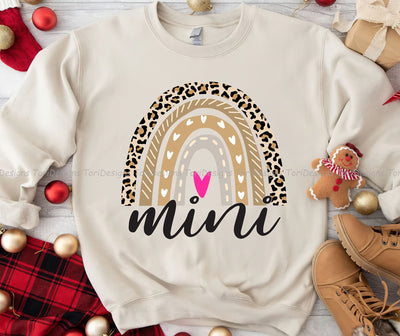 Mini Leopard rainbow PNG, Mother's Day png, Leopard Sublimation Designs Sublimation ToriDesigns 