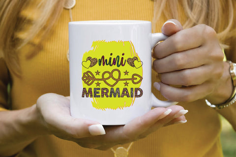 mini mermaid Sublimation SVGArt 