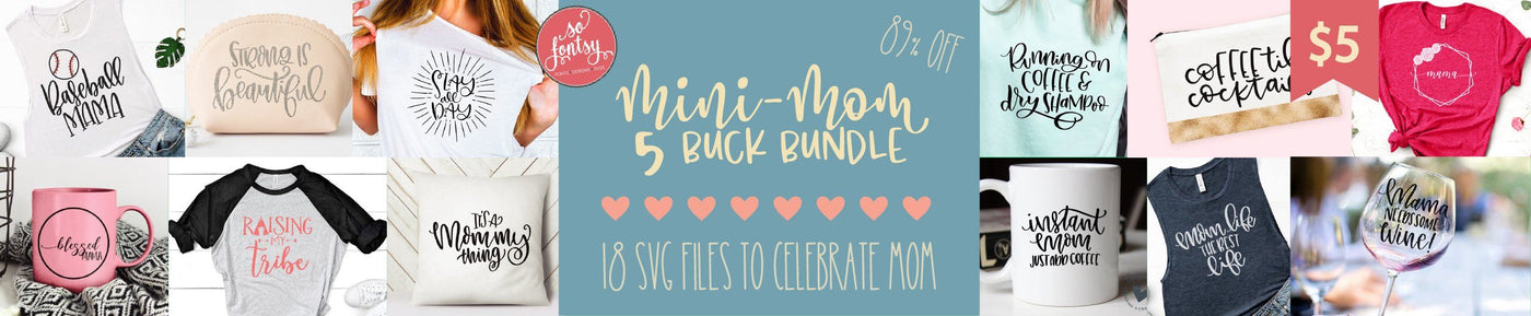 Mini Mom SVG Design Bundle