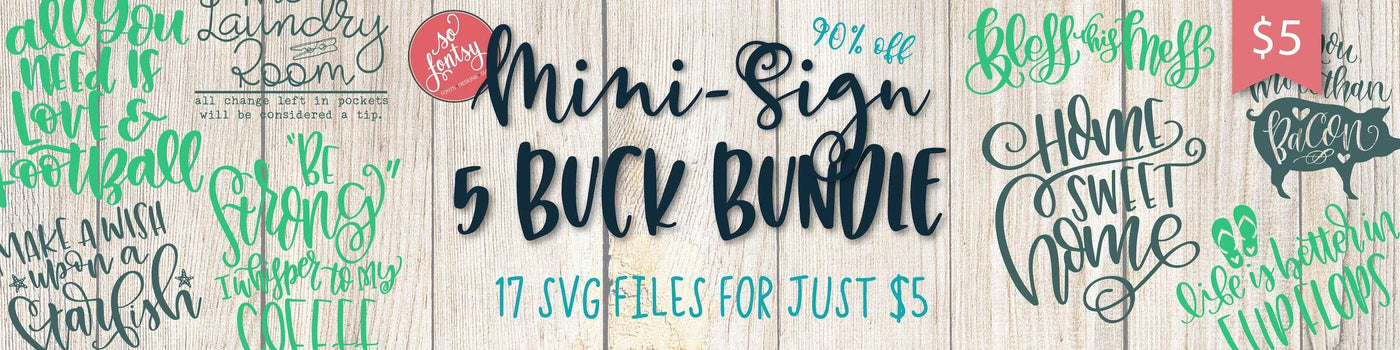 Mini Sign SVG Design Bundle: Exclusive Offer