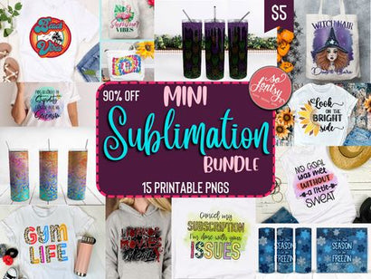 Mini Sublimation Bundle Bundle So Fontsy Design Shop 