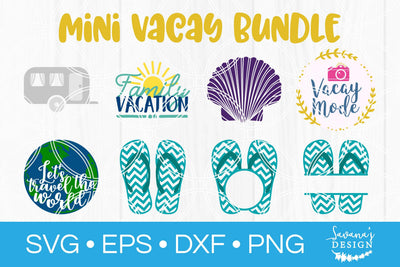 Mini Vacay SVG Bundle SVG SavanasDesign
