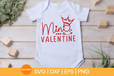 Mini Valentine baby svg quote SVG Maumo Designs 