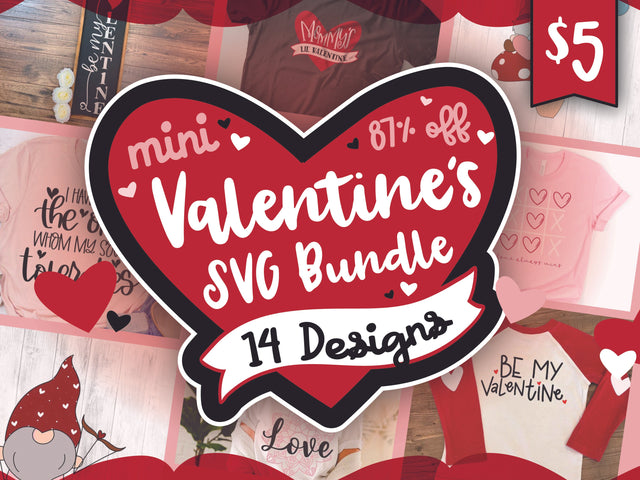 Mini Valentine's SVG Bundle Bundle So Fontsy Design Shop 