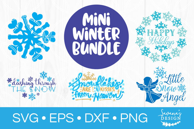 Mini Winter SVG Bundle SVG SavanasDesign