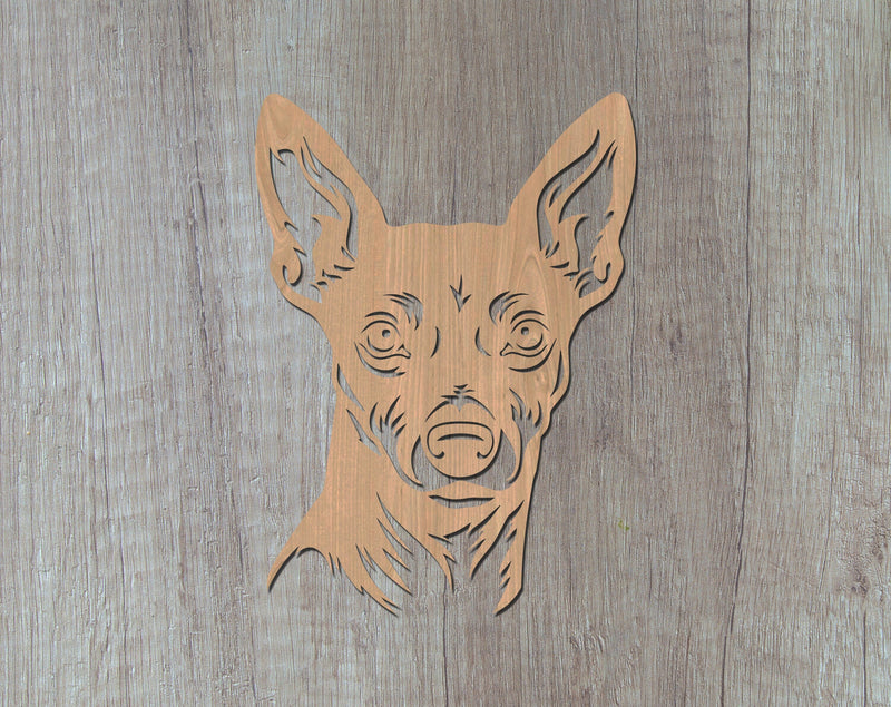 Miniature Pinscher Laser SVG Cut File, Miniature Pinscher