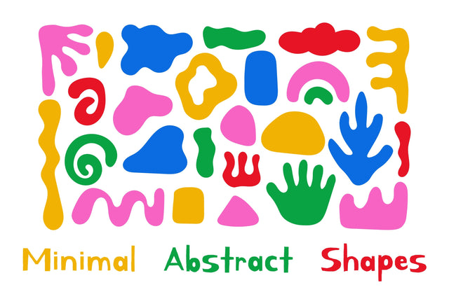 Minimal Abstract Shapes Sublimation Rin Green 