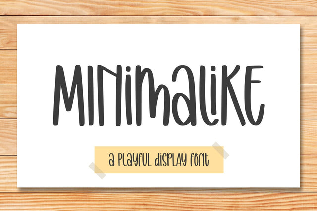 Minimalike Font Abo Daniel Studio 