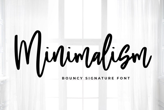 Minimalism Font Abo Daniel Studio 