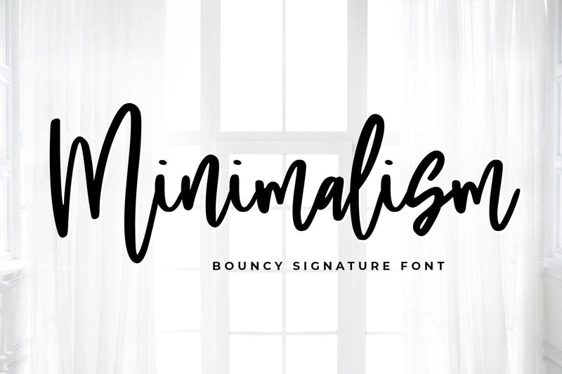 Minimalism Font Abo Daniel Studio 