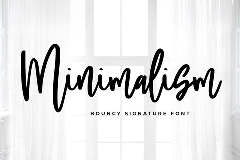 Minimalism Font Abo Daniel Studio 