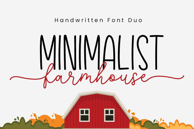 Minimalist Farmhouse Font Manjali_Studio 