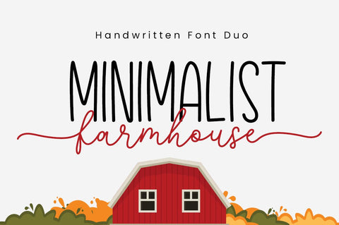 Minimalist Farmhouse Font Manjali_Studio 