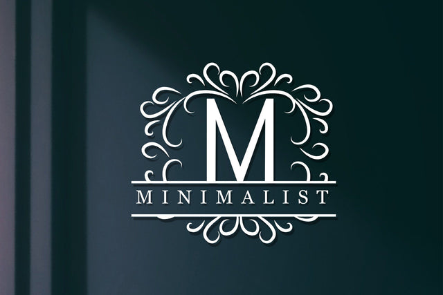 Minimalist Monogram Font LetterdayStudio 