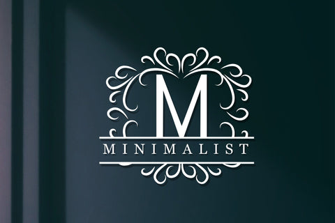 Minimalist Monogram Font LetterdayStudio 