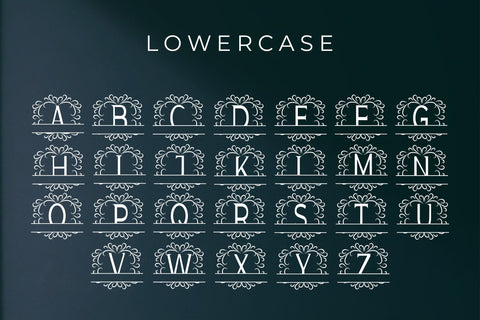 Minimalist Monogram Font LetterdayStudio 