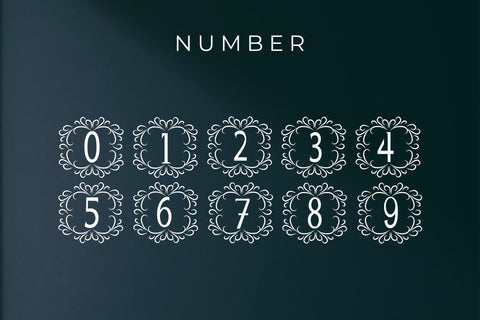 Minimalist Monogram Font LetterdayStudio 