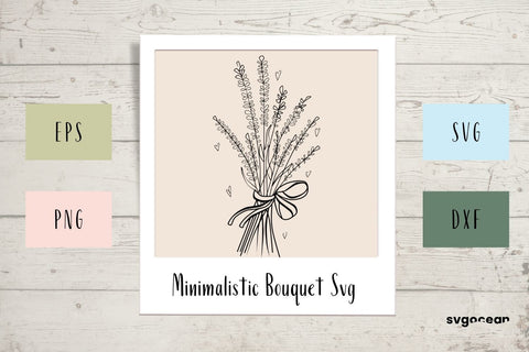 Minimalistic Bouquet Svg Bundle SVG SvgOcean 
