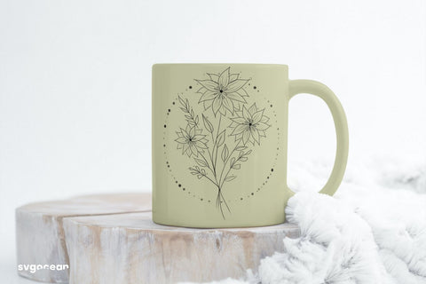 Minimalistic Bouquet Svg Bundle SVG SvgOcean 