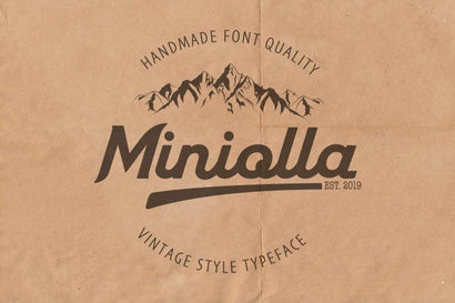 Miniolla Font lemon studio 