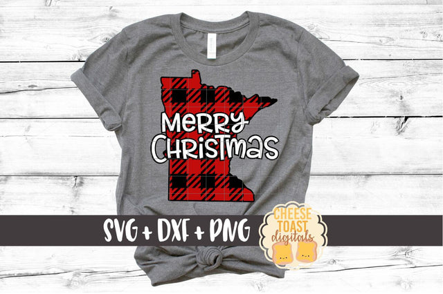 Minnesota - Buffalo Plaid State - SVG PNG DXF Cut Files SVG Cheese Toast Digitals 