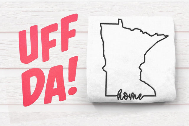 Minnesota Home State Outline Embroidery Embroidery/Applique DESIGNS Designed by Geeks 