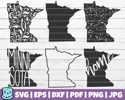 Minnesota State SVG MintyMarshmallows 