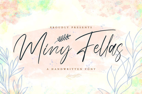 Miny Fellas - Modern Handwritten Font Font StringLabs 