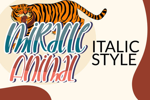 Miracle Animal Font Wildan Type 
