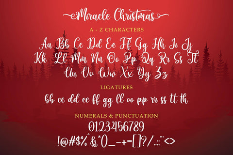 Miracle Christmas Font Madatype Studio 