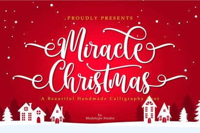 Miracle Christmas Font Madatype Studio 