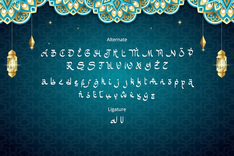 Miracle Ramadhan - Arabic Style Font Font Alpaprana Studio 