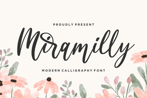 Miramilly Font Qwrtype Foundry 