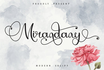 Mirandany Font Sakha Design Studio 