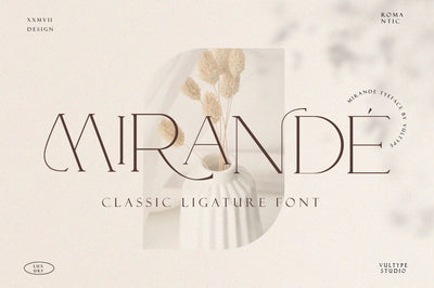 Mirande - Serif Font Font Vultype Co 