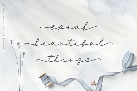 Mirela Charis - Elegant Script Font Font Kotak Kuning Studio 